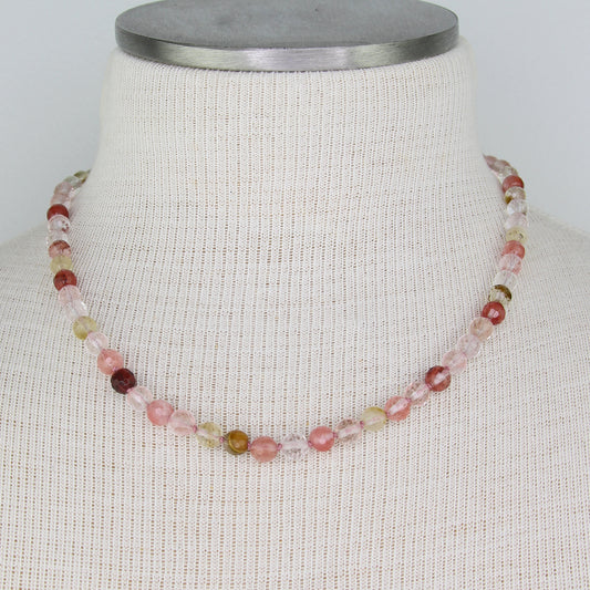Watermelon Quartz Necklace