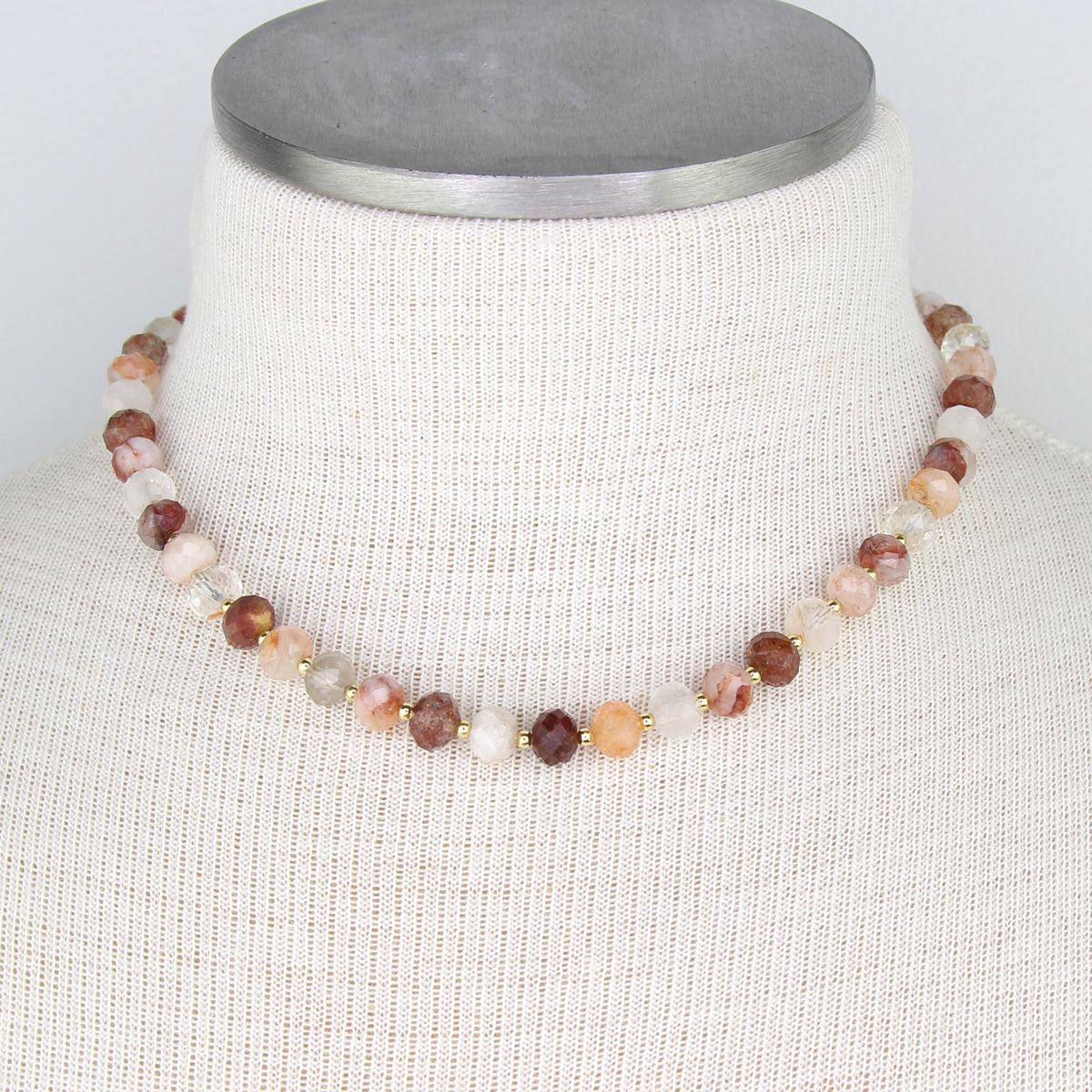 Red Hematoid Quartz Necklace