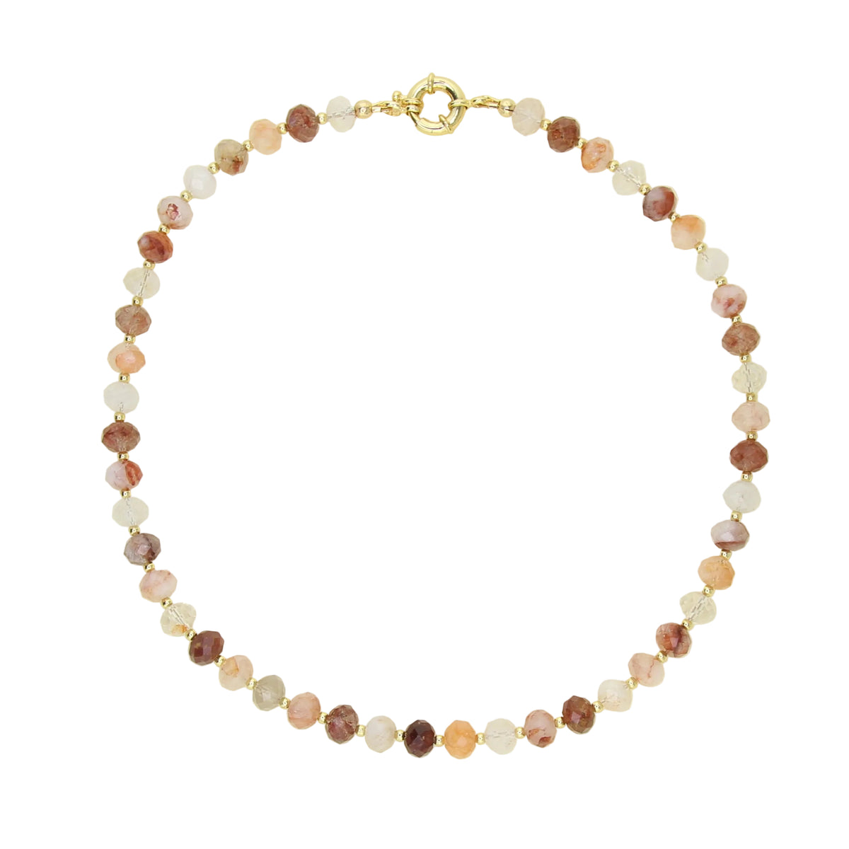 Red Hematoid Quartz Necklace
