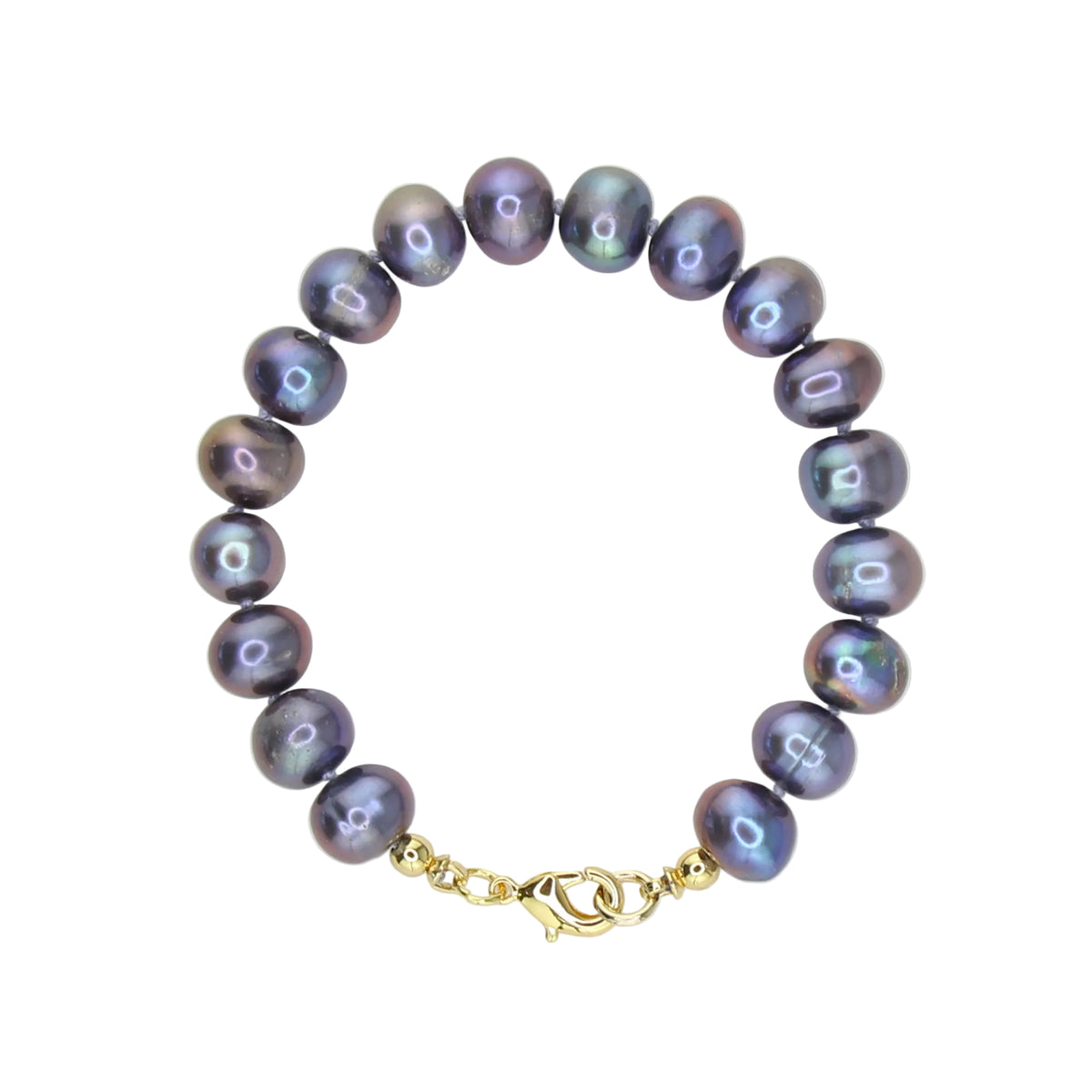 Freshwater Pearl Bracelet - Peacock