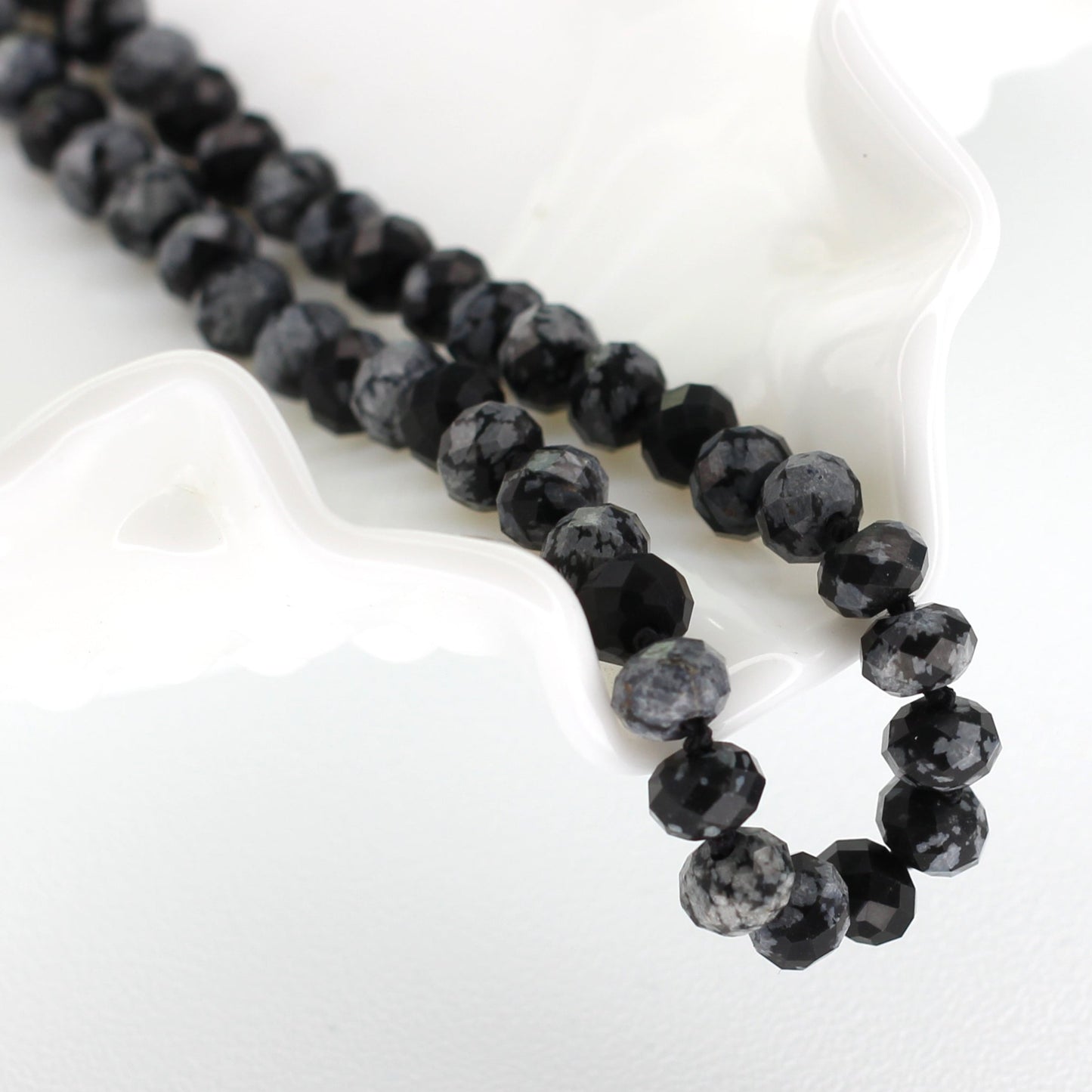 Snowflake Obsidian Necklace