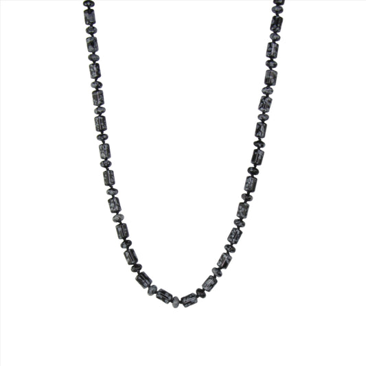 Snowflake Obsidian Necklace