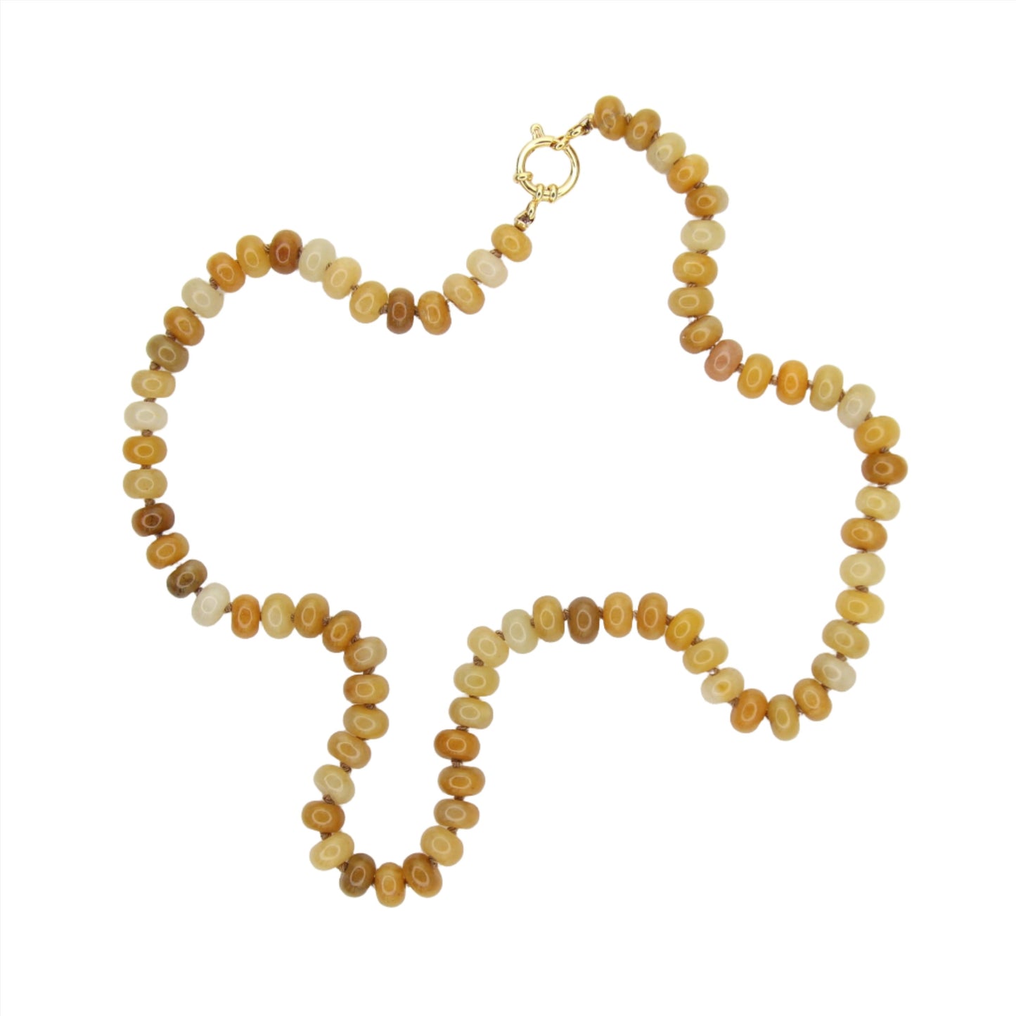 Yellow Jade Necklace