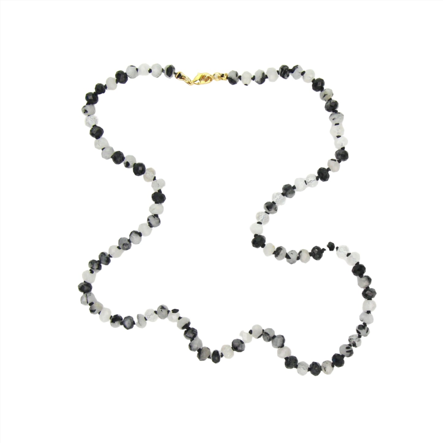 Black Rutilated Quartz Necklace