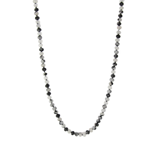 Black Rutilated Quartz Necklace