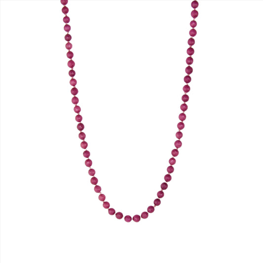 Fuchsia Jade Necklace