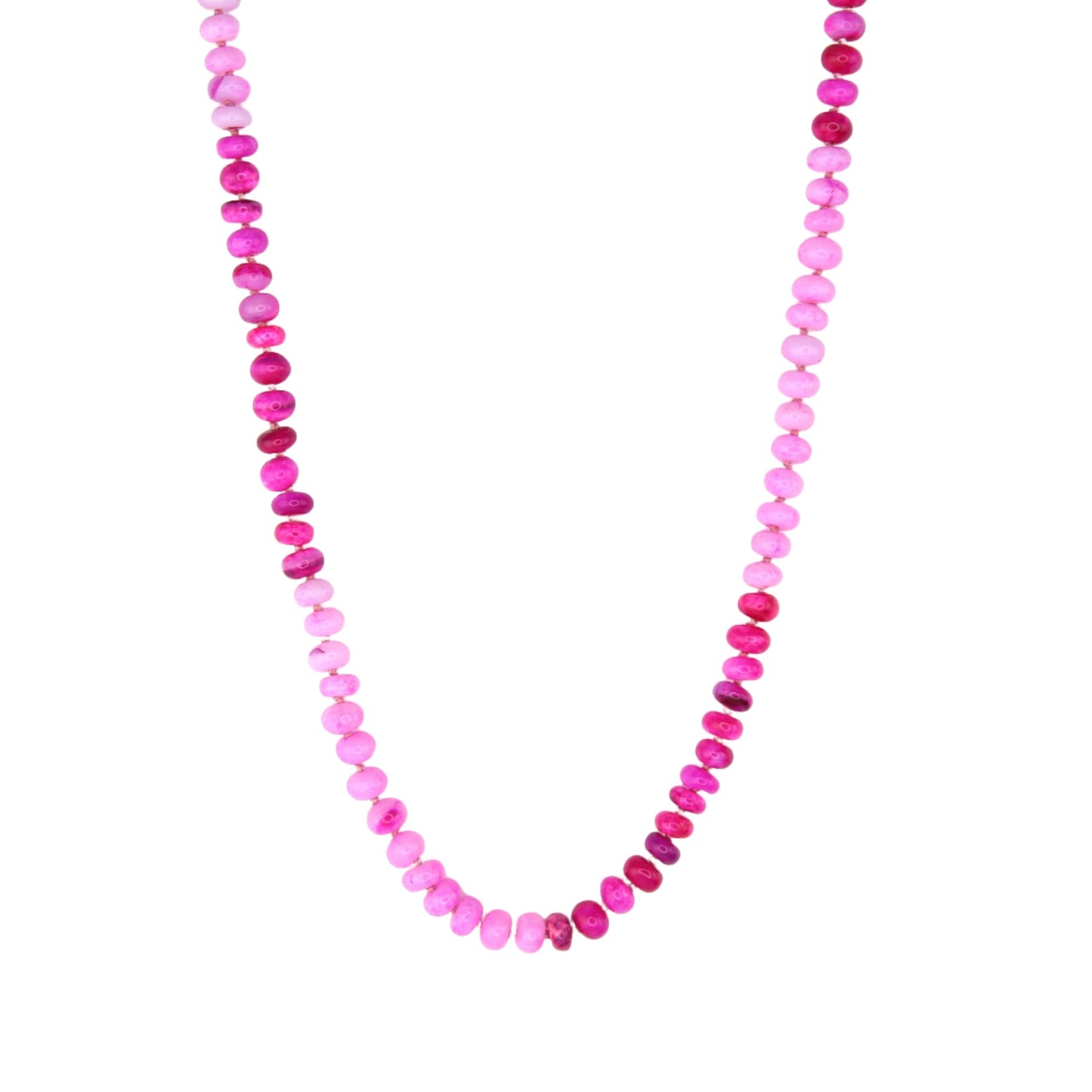 Opal "Pink Checkerboard" Necklace