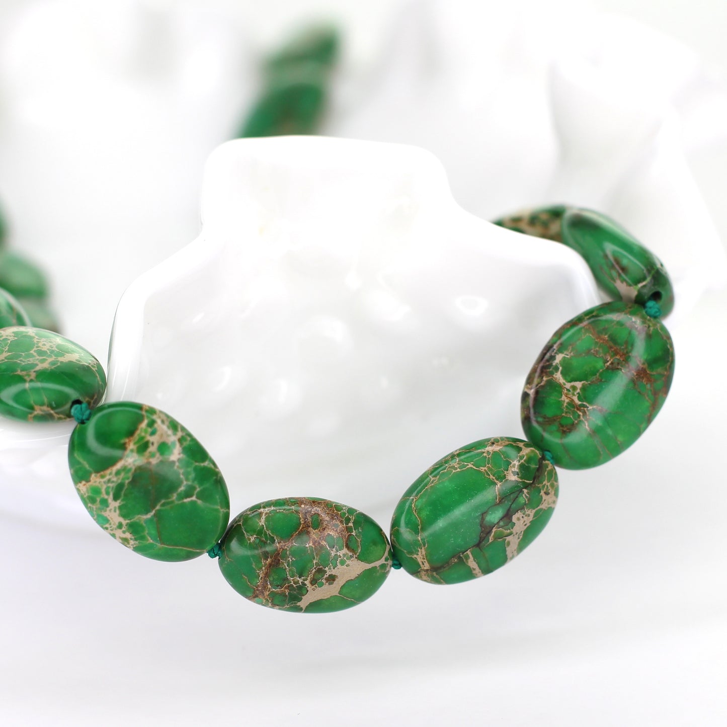 Green Impression Jasper Necklace