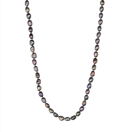 Black Freshwater Pearl Necklace