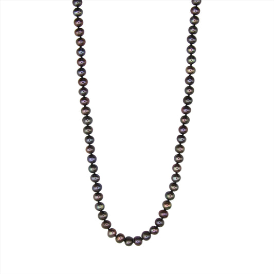 Black Freshwater Pearl Necklace