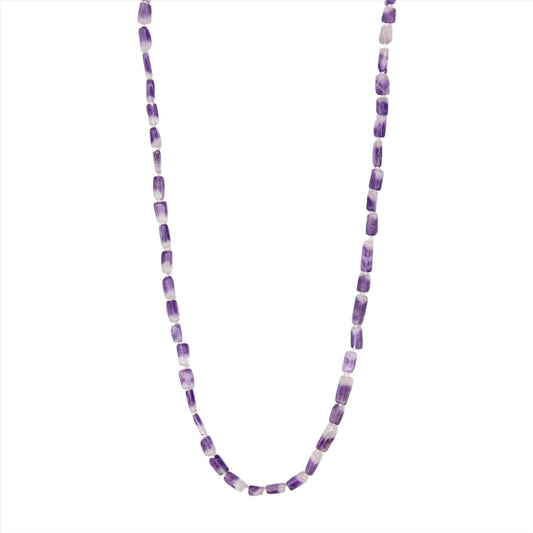 Banded Amethyst Necklace