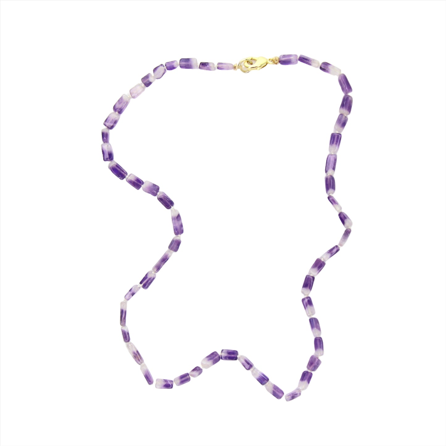 Banded Amethyst Necklace