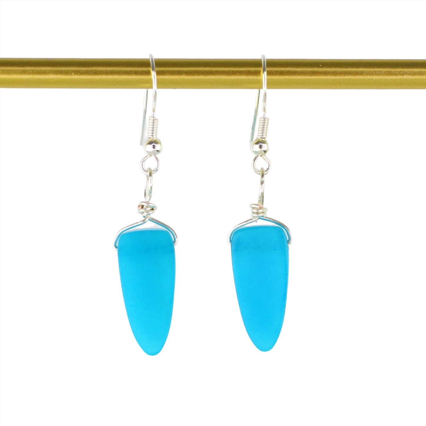 Blue Jade Earrings