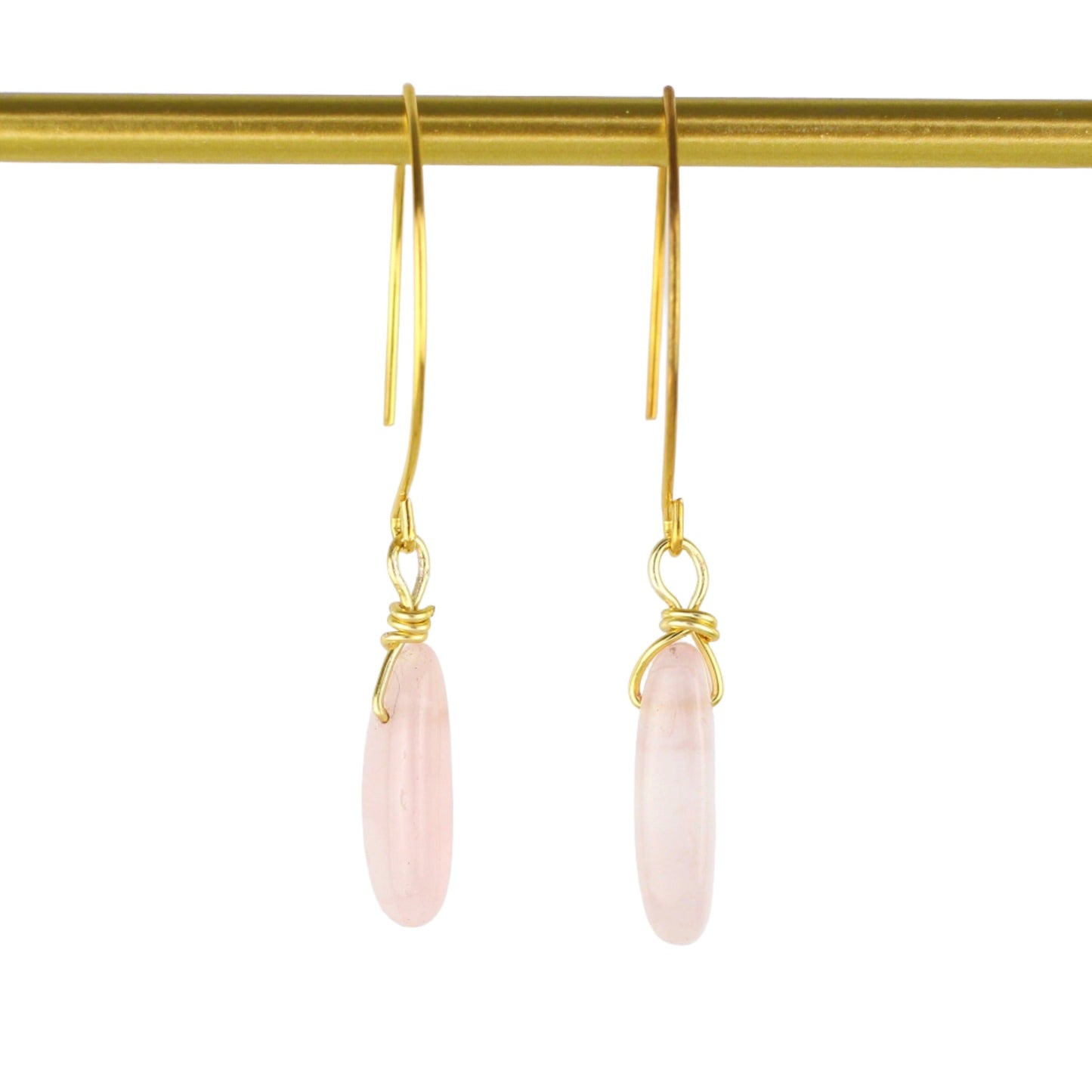 Rose Quartz Earrings