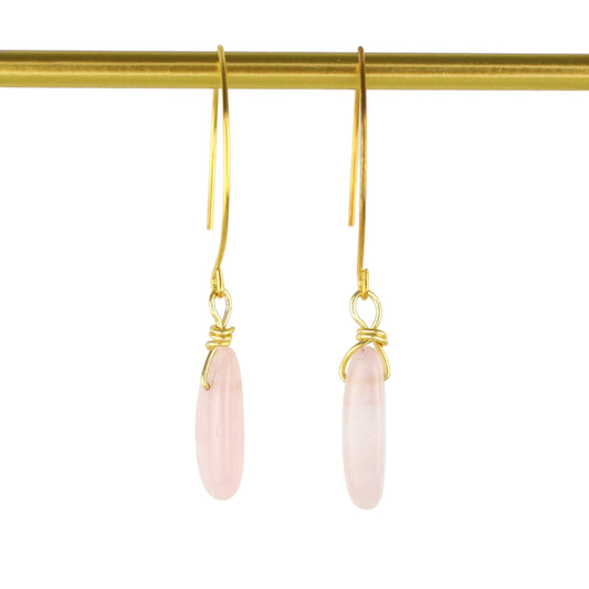 Rose Quartz Earrings