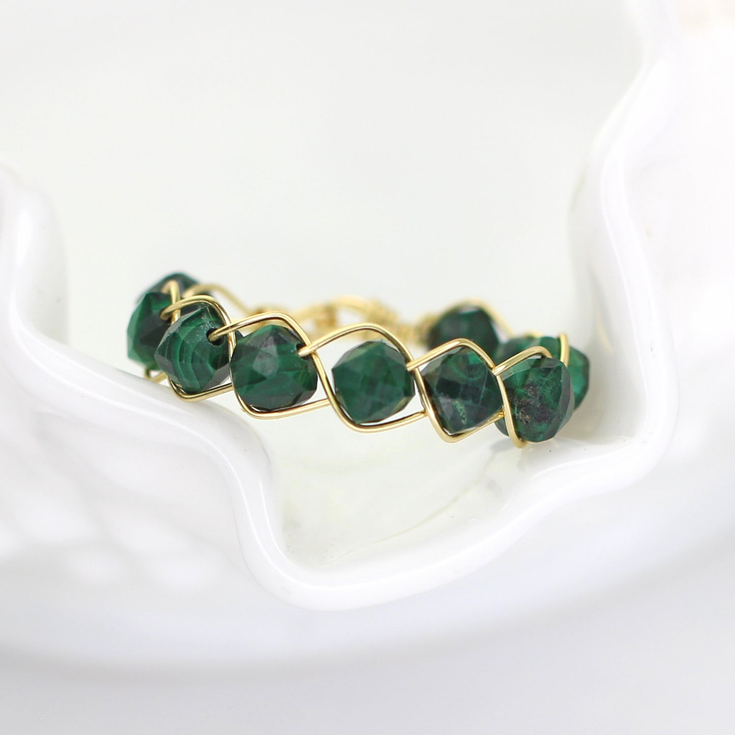 Malachite Multi Stone Ring