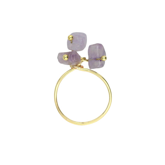 Amethyst Charm Ring