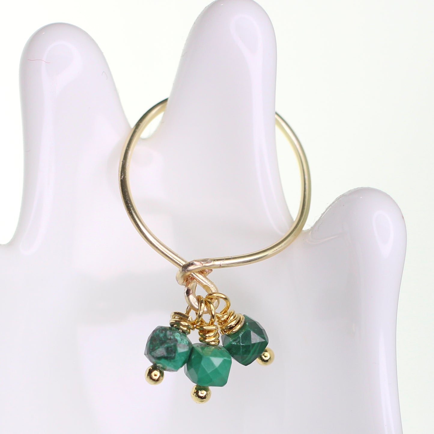 Malachite Charm Ring