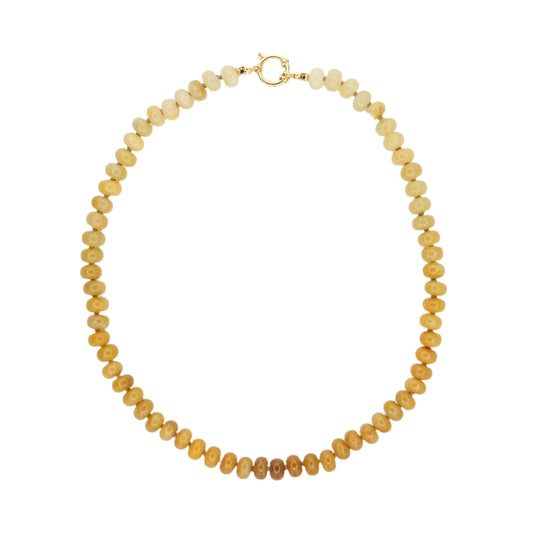 Yellow Jade Ombre Necklace