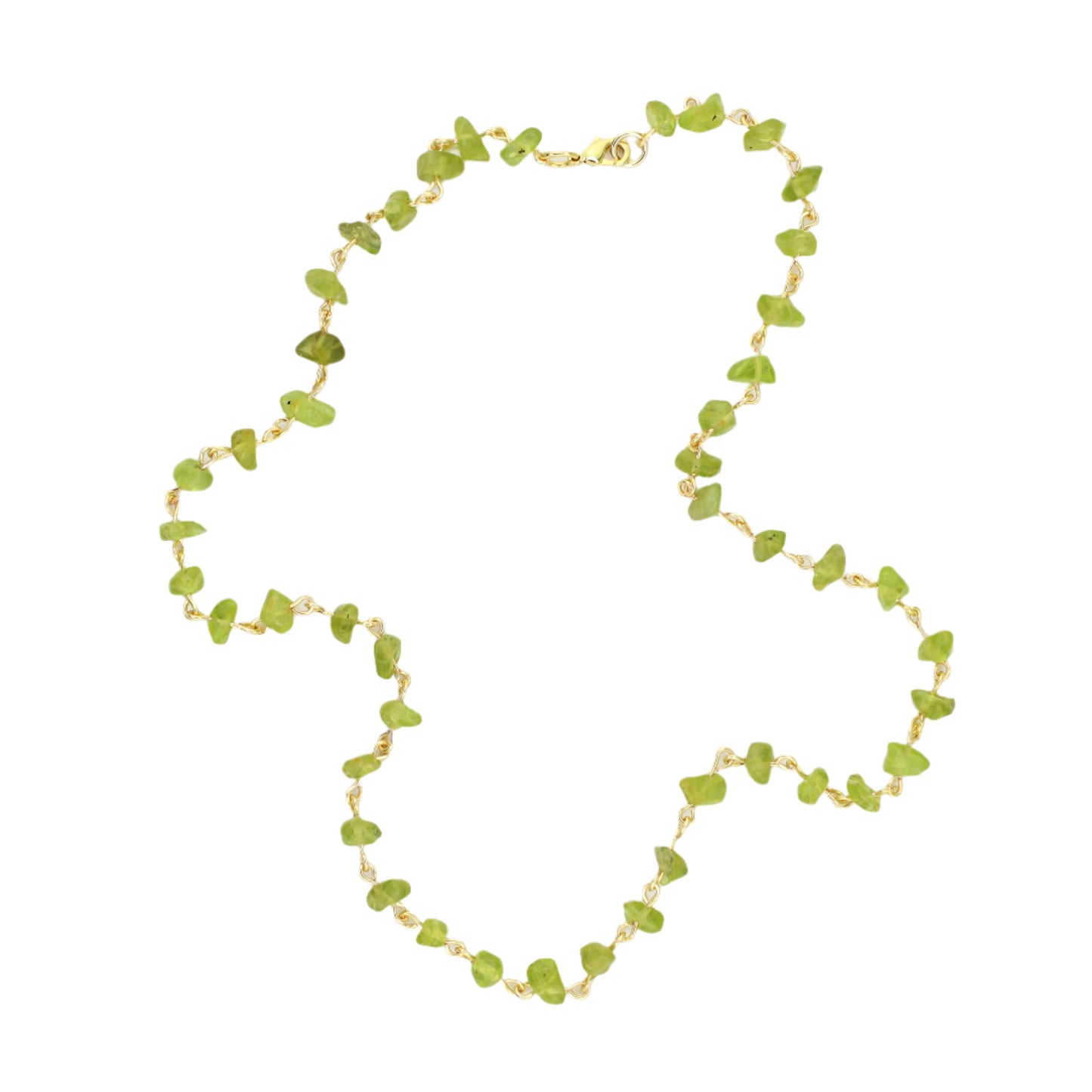 Peridot Chip Necklace