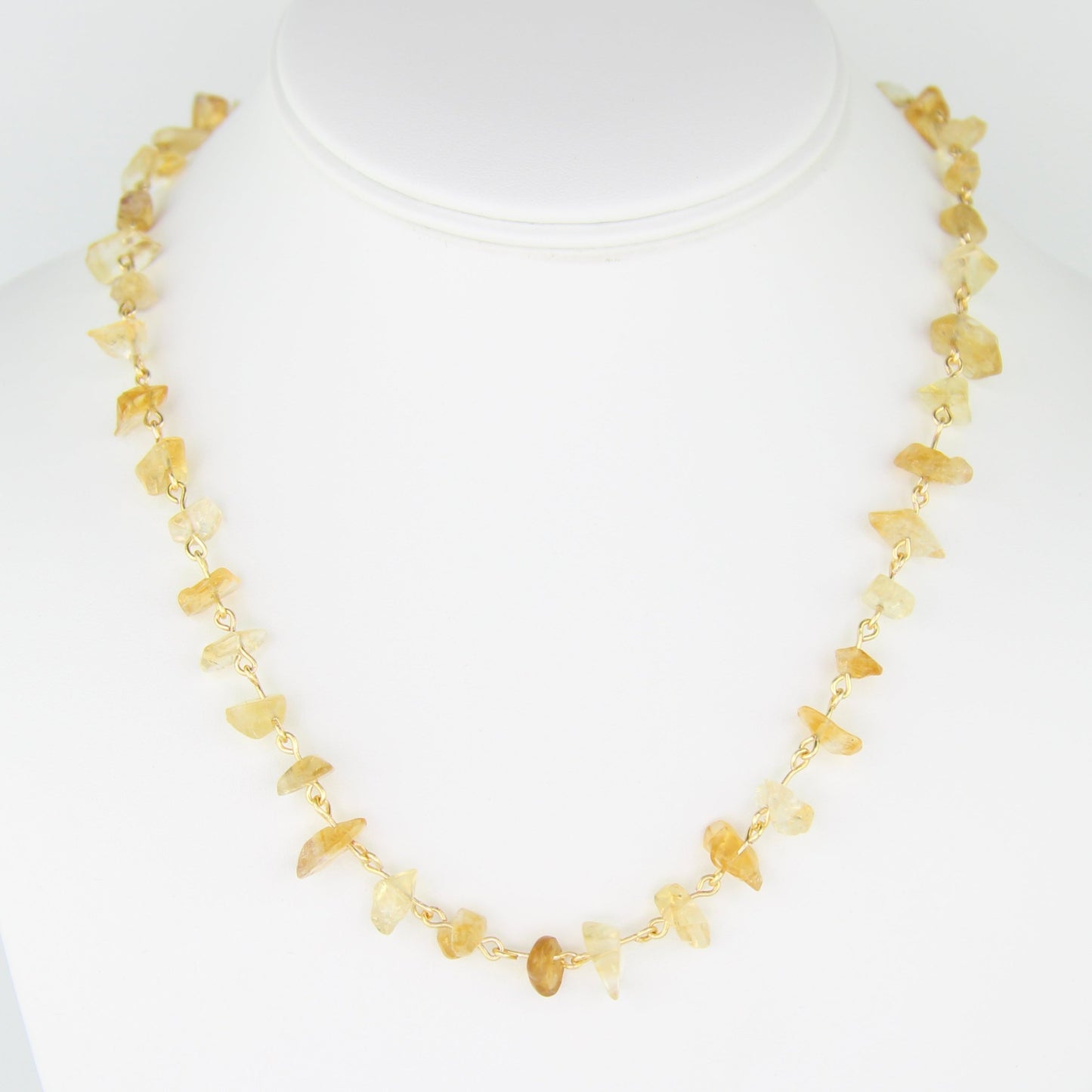 Citrine Chip Necklace