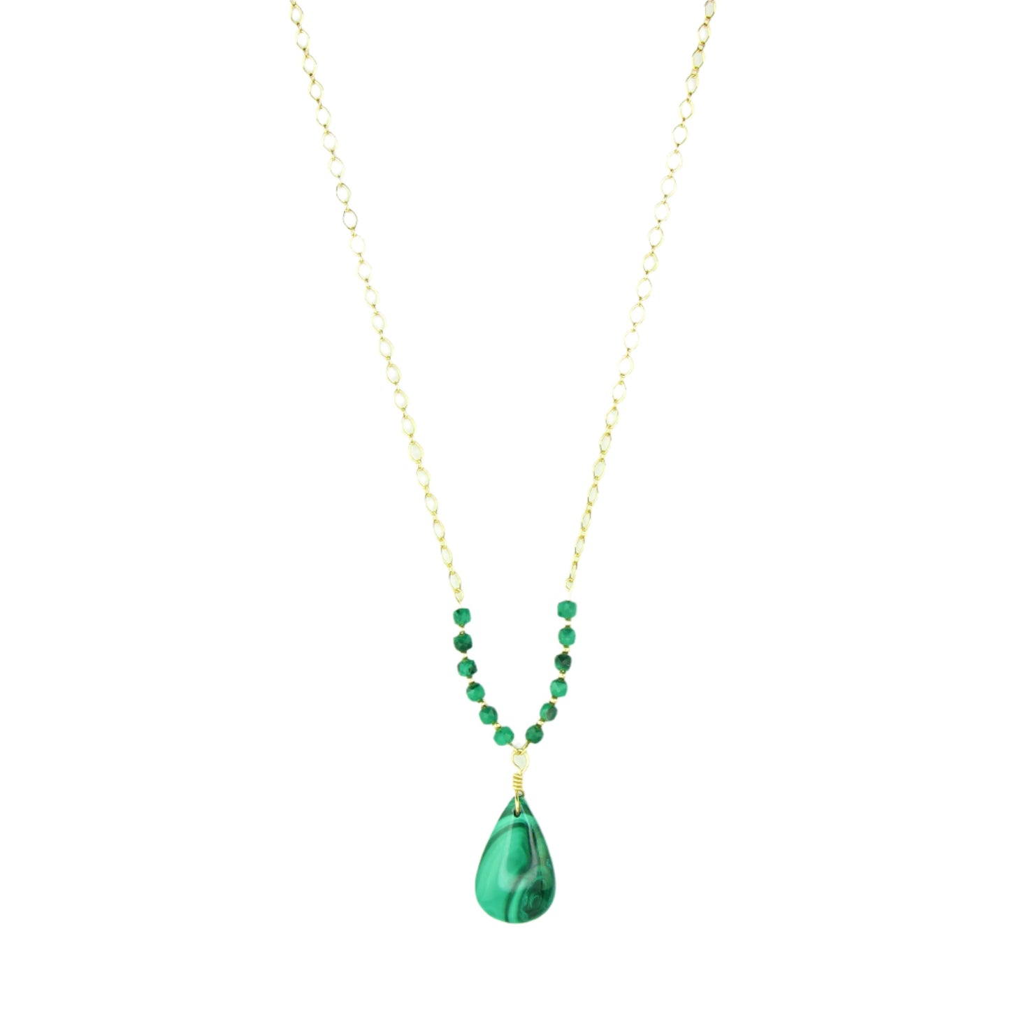 Malachite Statement Necklace