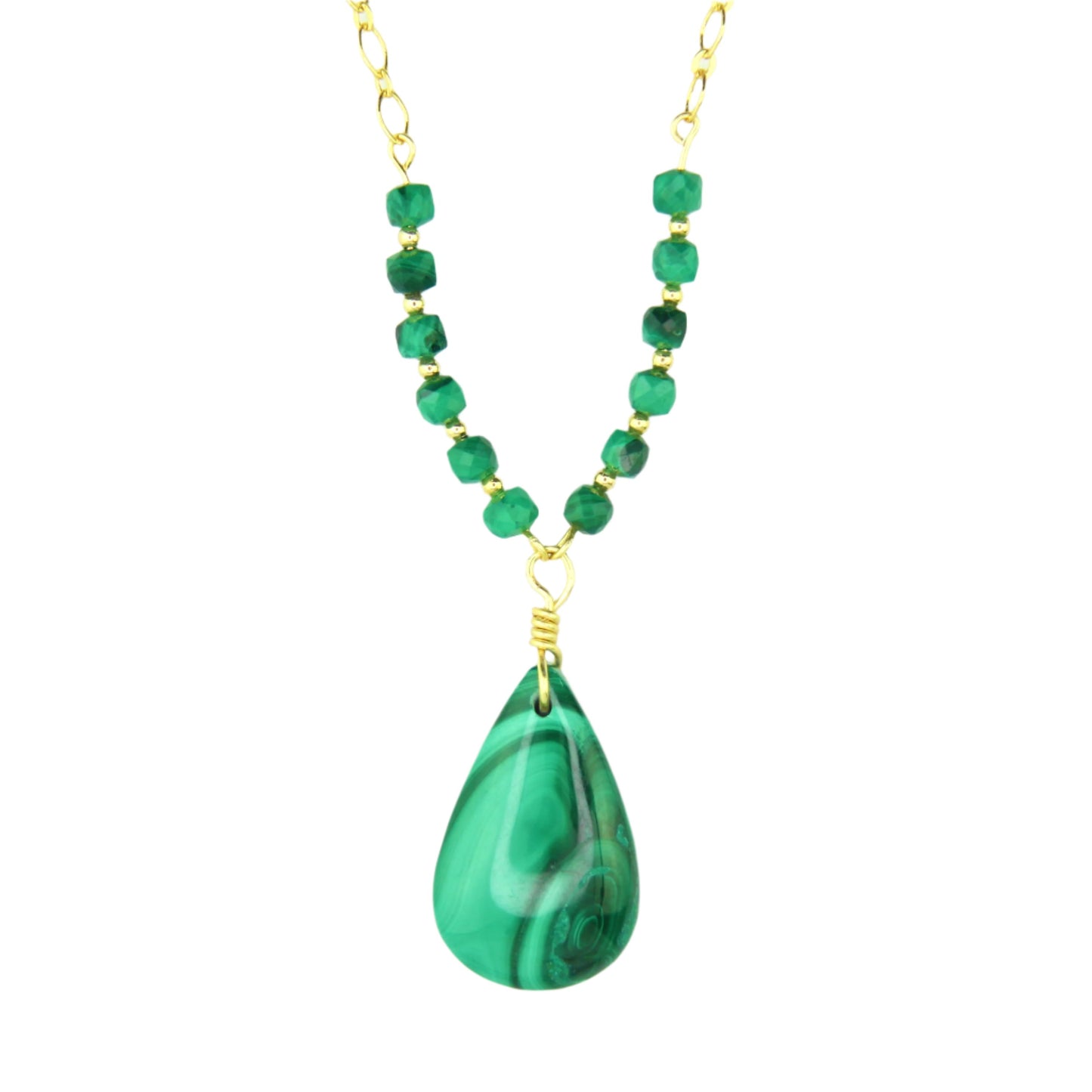 Malachite Statement Necklace