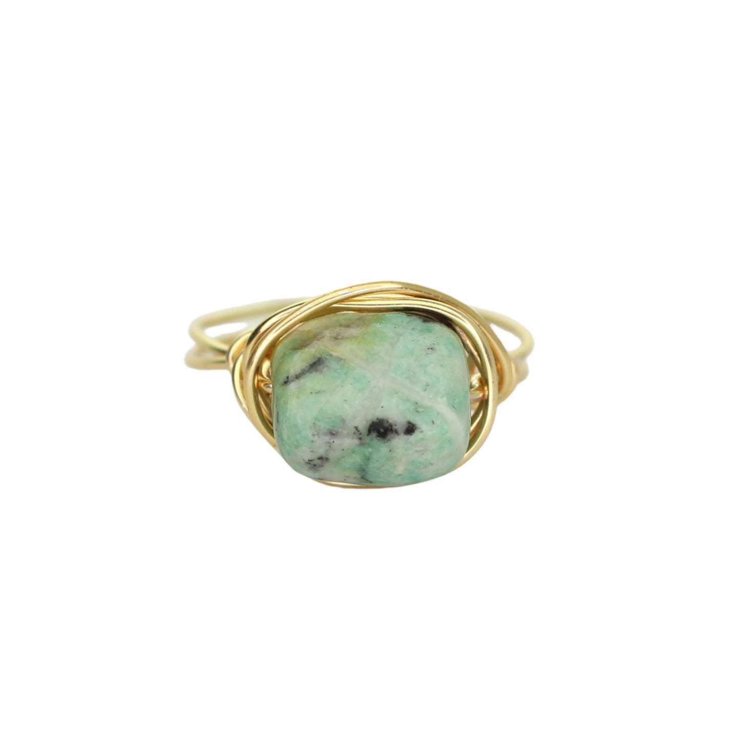 African Turquoise Statement Ring