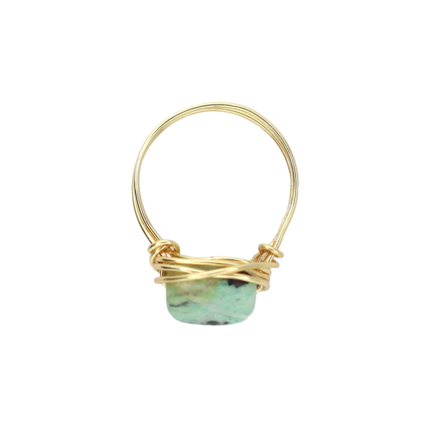 African Turquoise Statement Ring