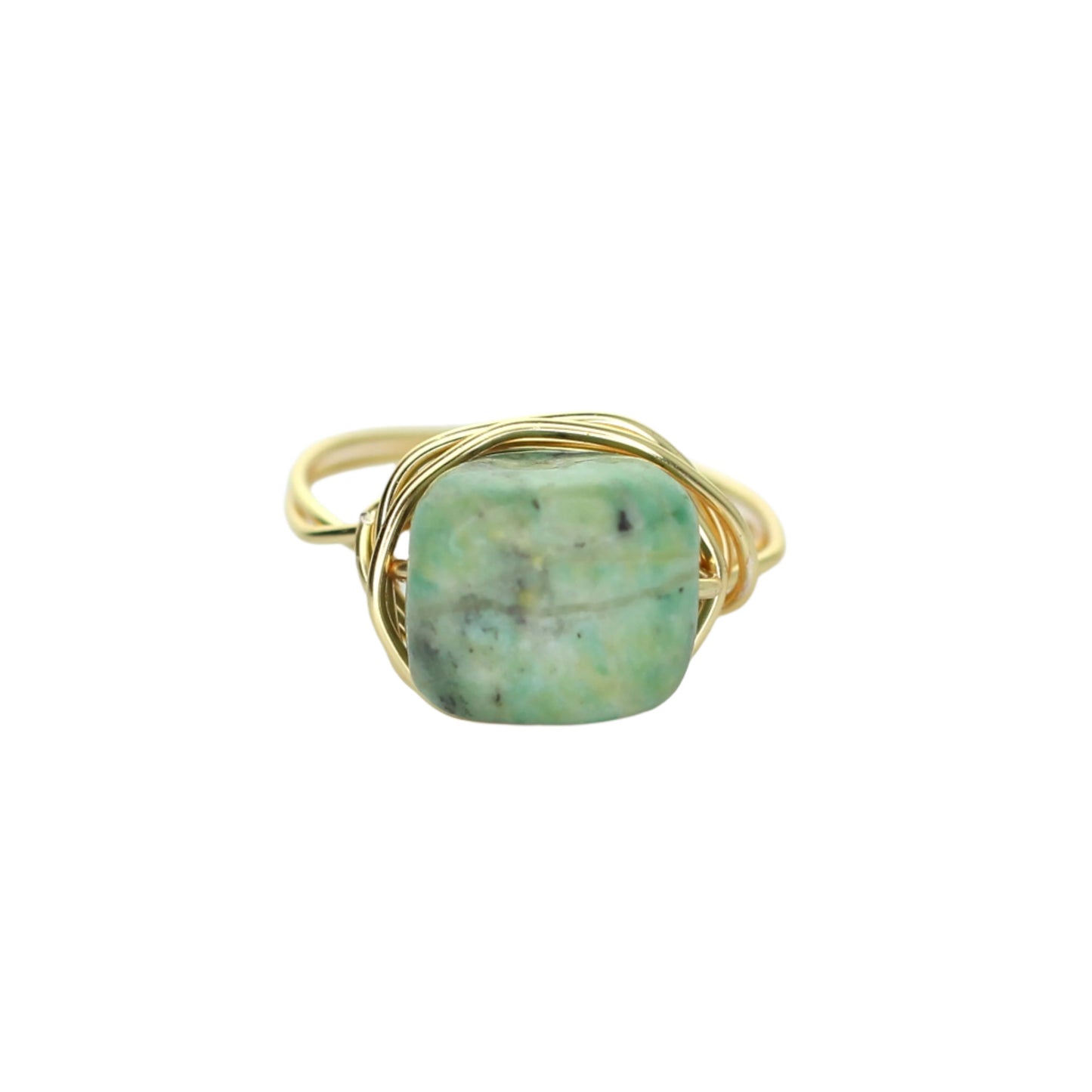 African Turquoise Statement Ring