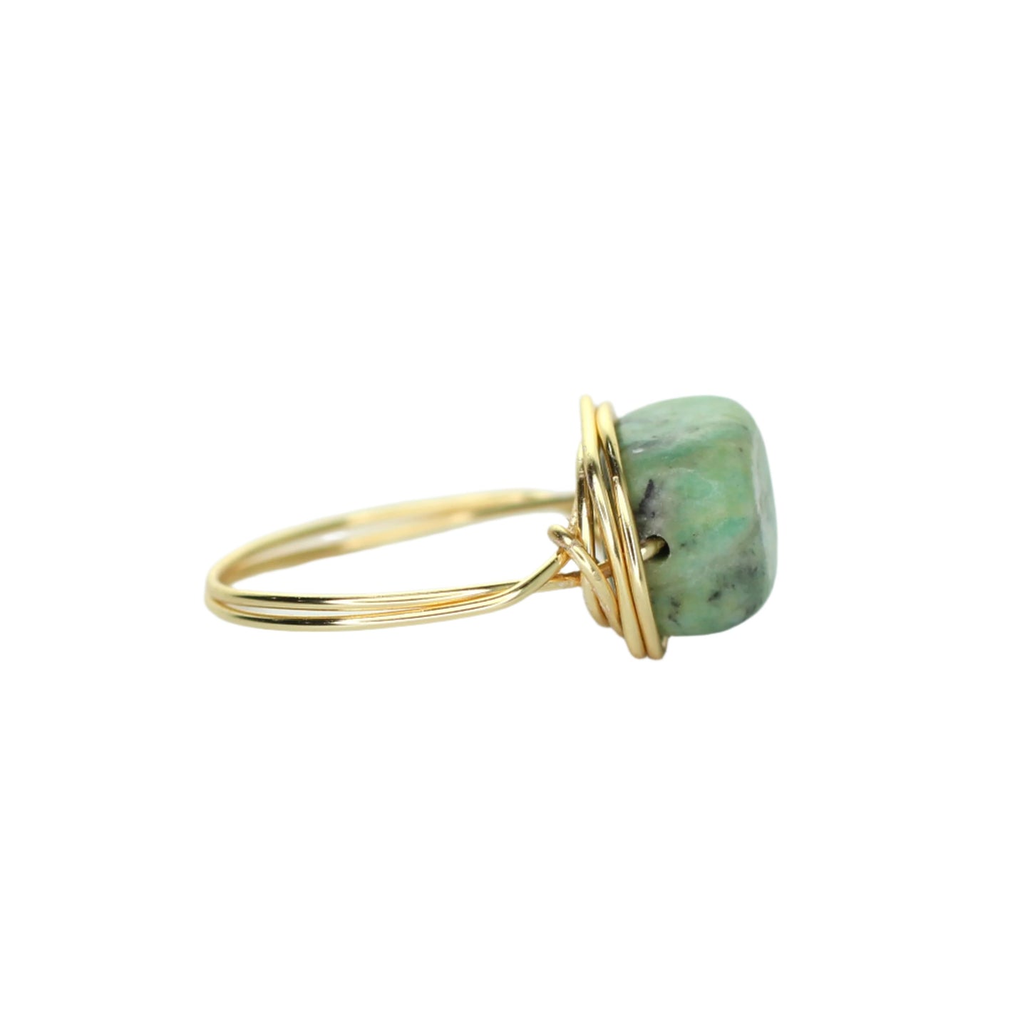 African Turquoise Statement Ring