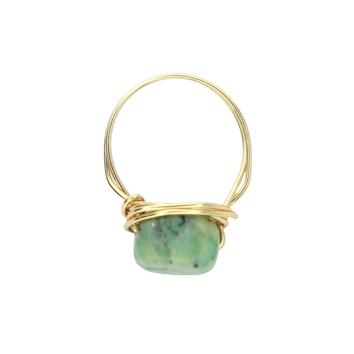 African Turquoise Statement Ring