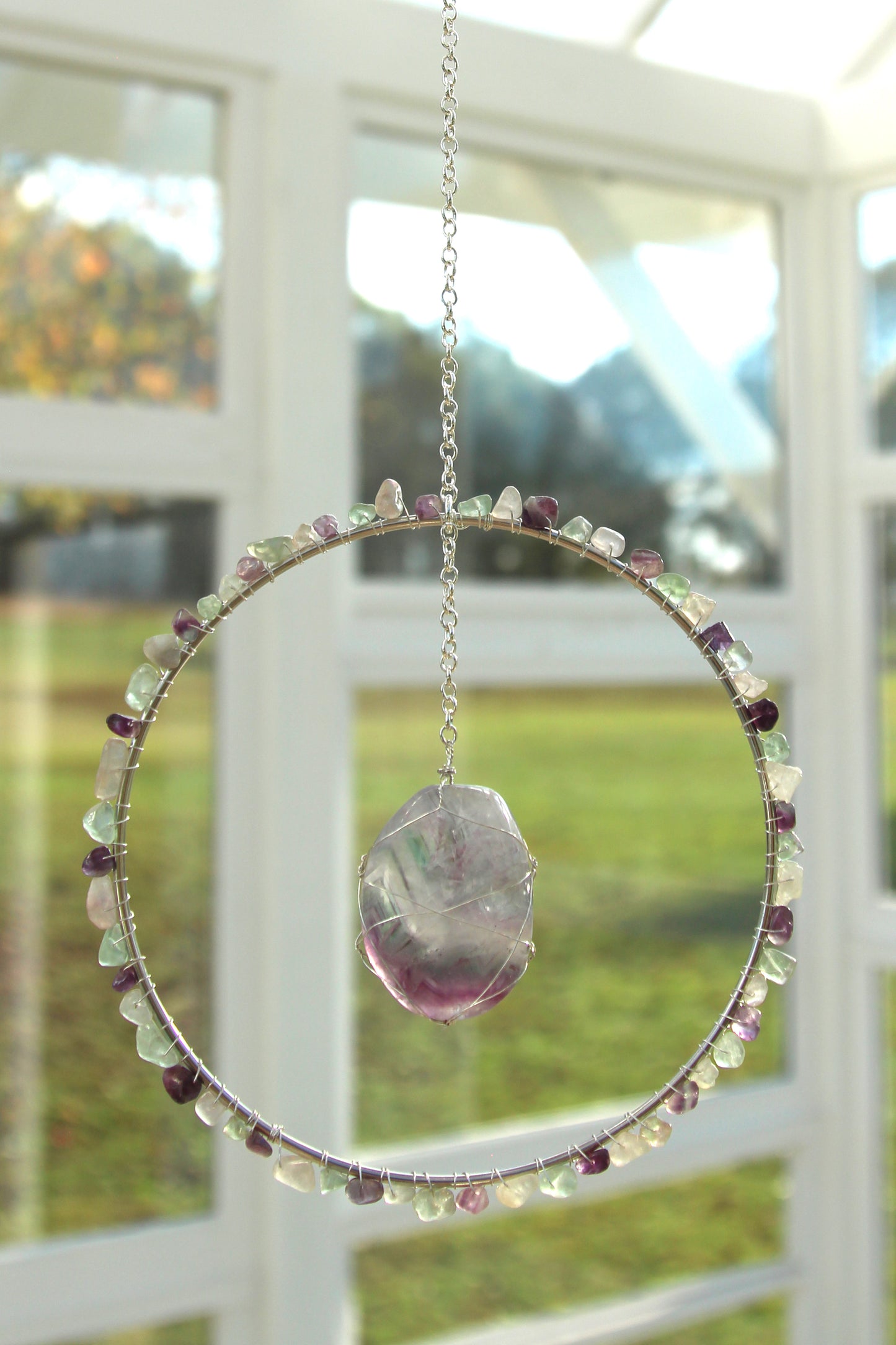 Fluorite Suncatcher