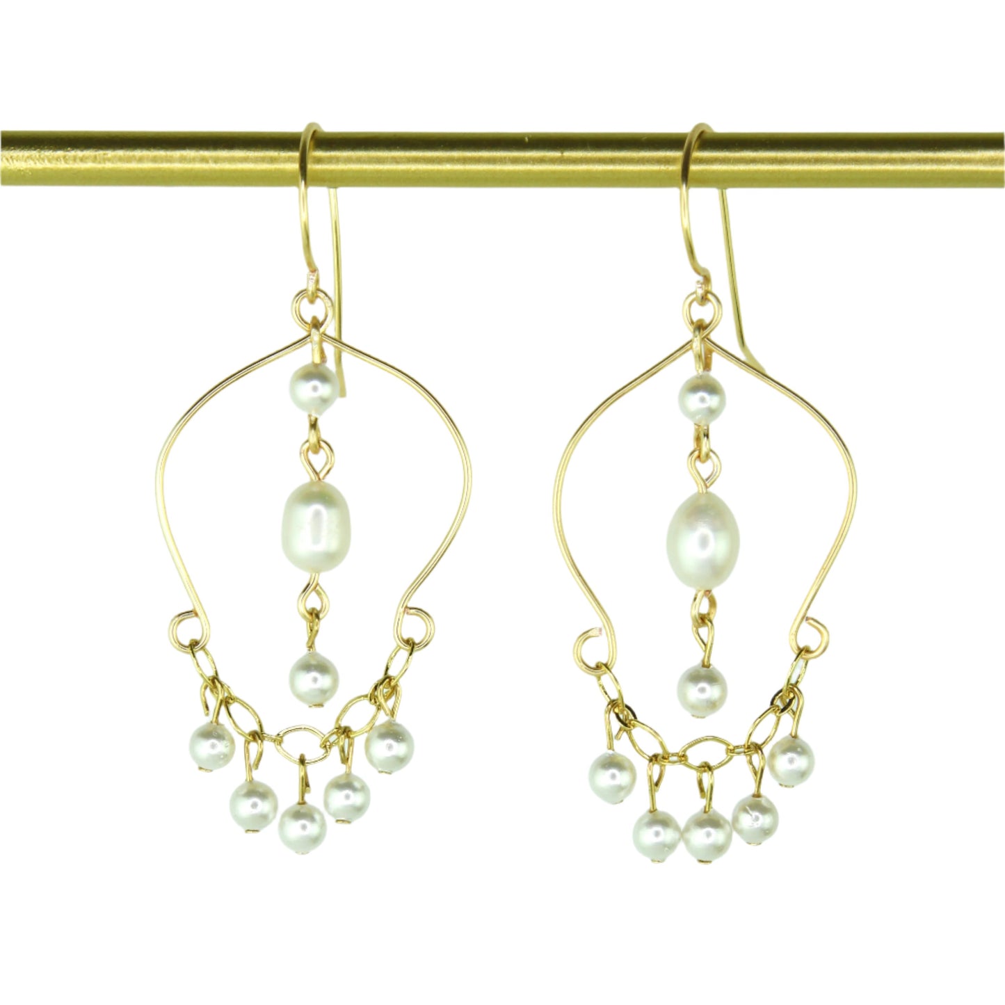 Pearl Chandelier Earrings