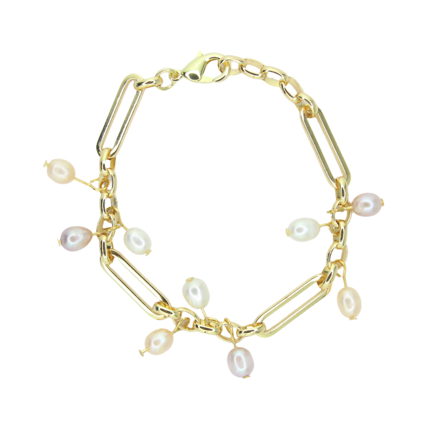 Pearl & Chain Bracelet