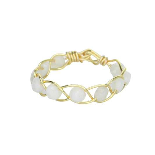 Moonstone Stacker Ring