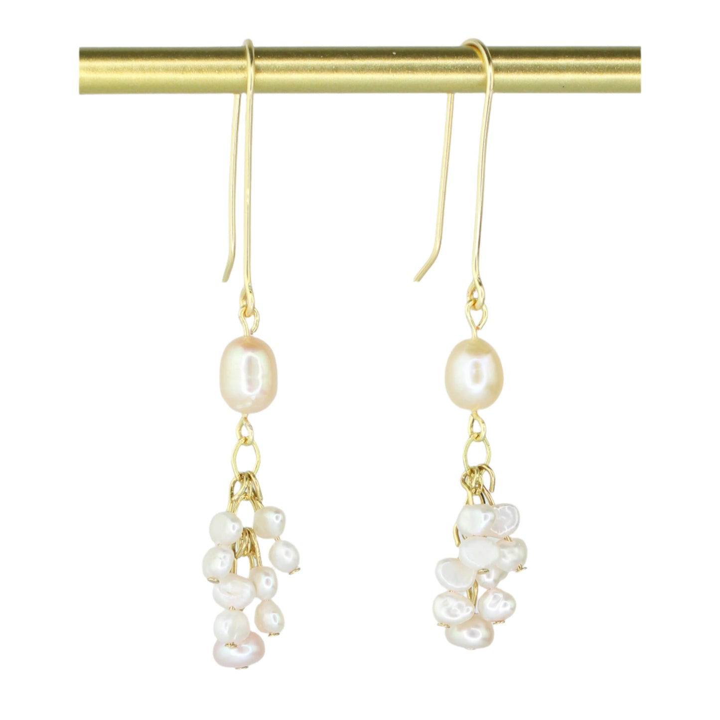 Freshwater Pearl Cluster Earrings