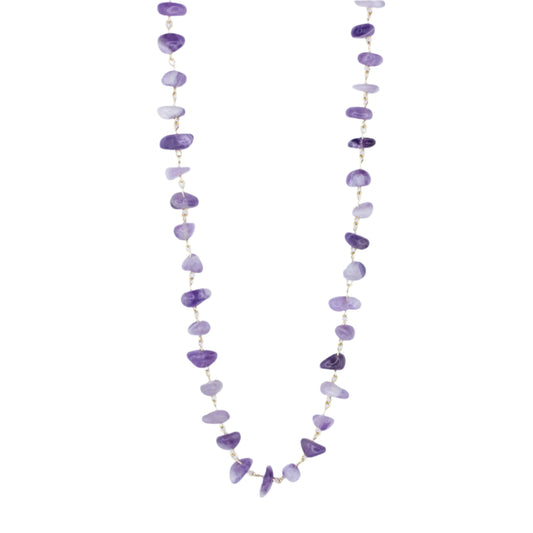 Amethyst Chip Necklace