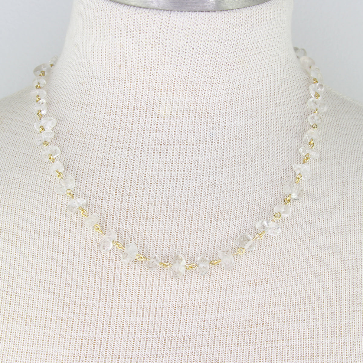 Clear Quartz Chip Necklace