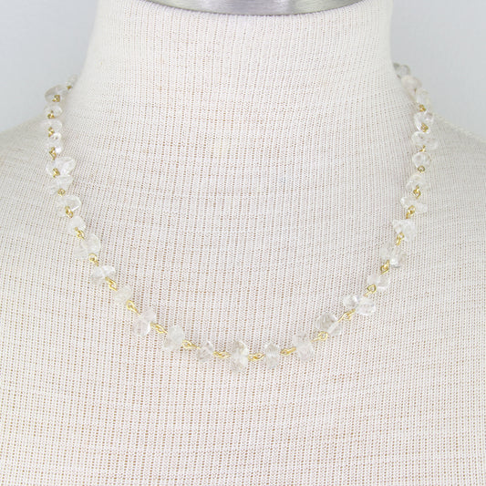 Clear Quartz Chip Necklace