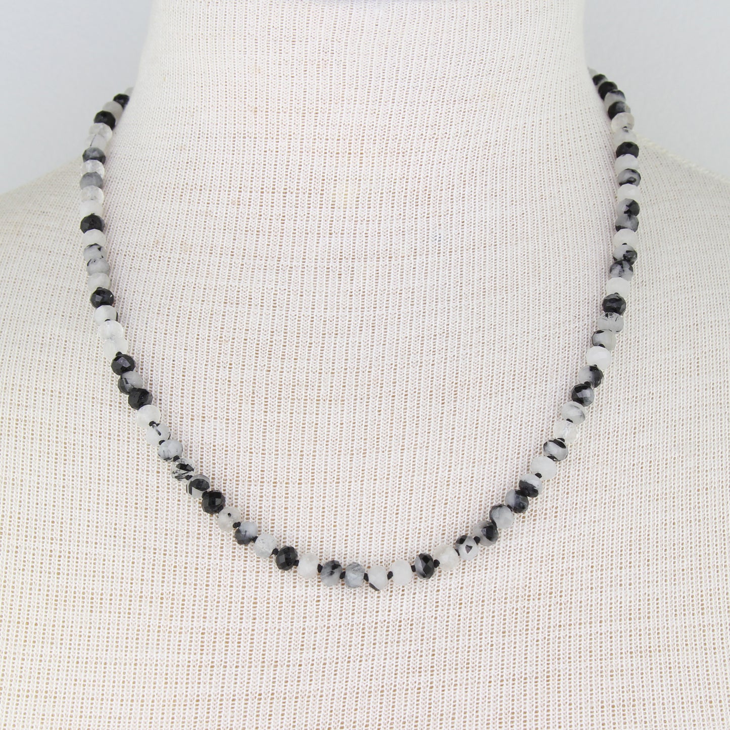 Black Rutilated Quartz Necklace