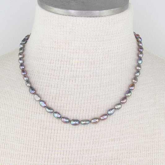 Gray Freshwater Pearl Necklace