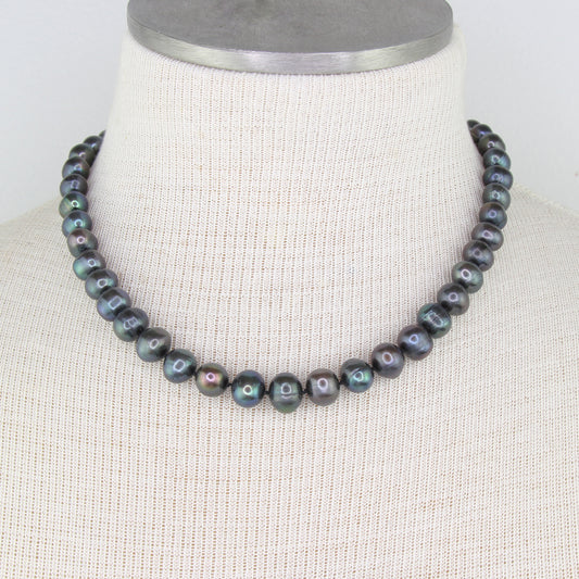 Black Freshwater Pearl Necklace