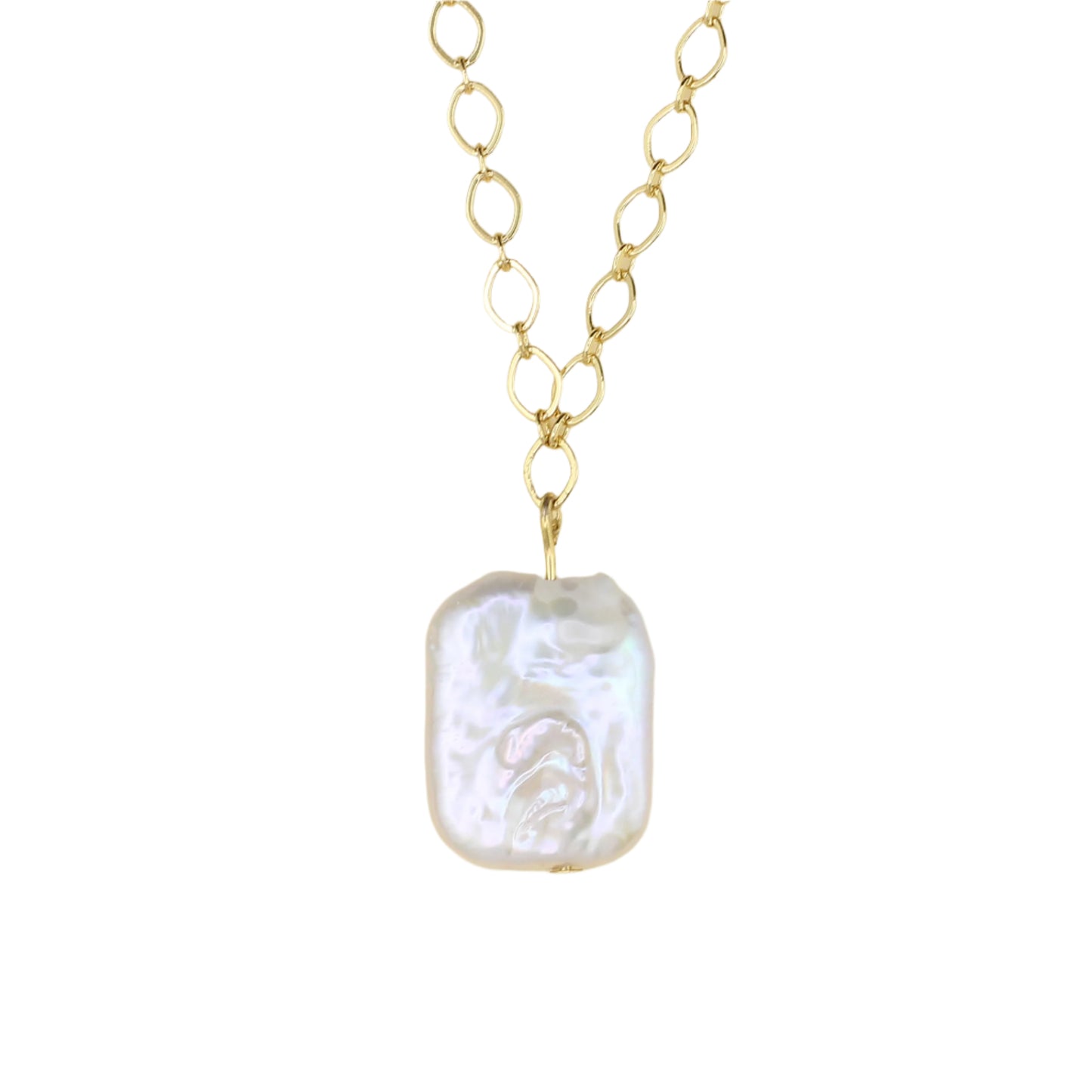 Keshi Pearl Pendant Necklace