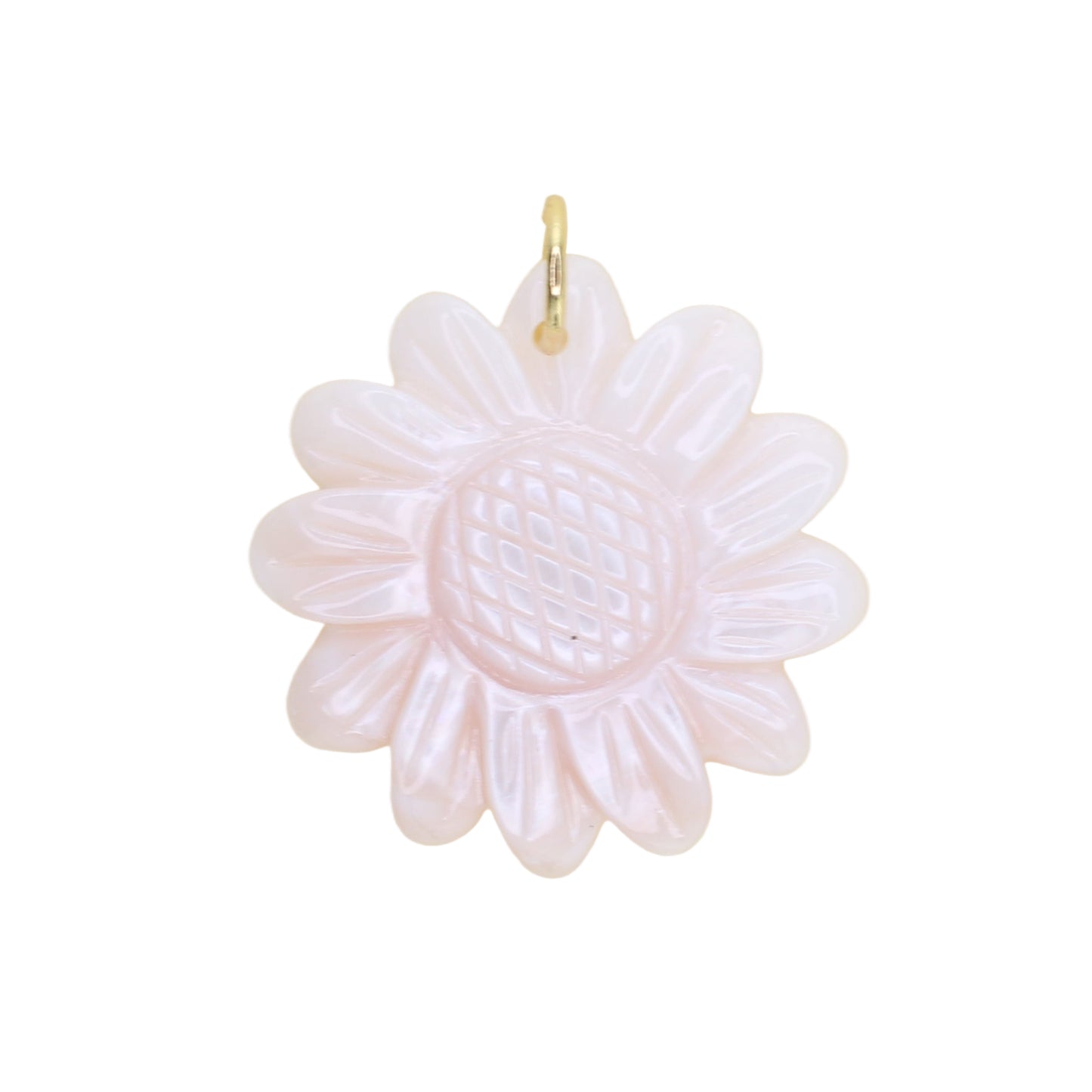 Shell Sunflower Charm