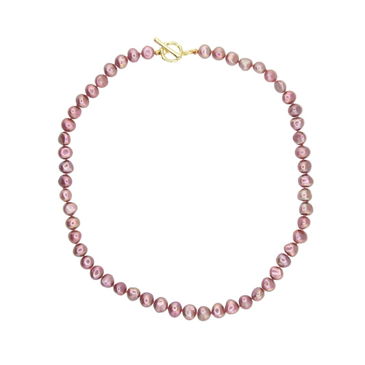 Pink Freshwater Pearl Necklace