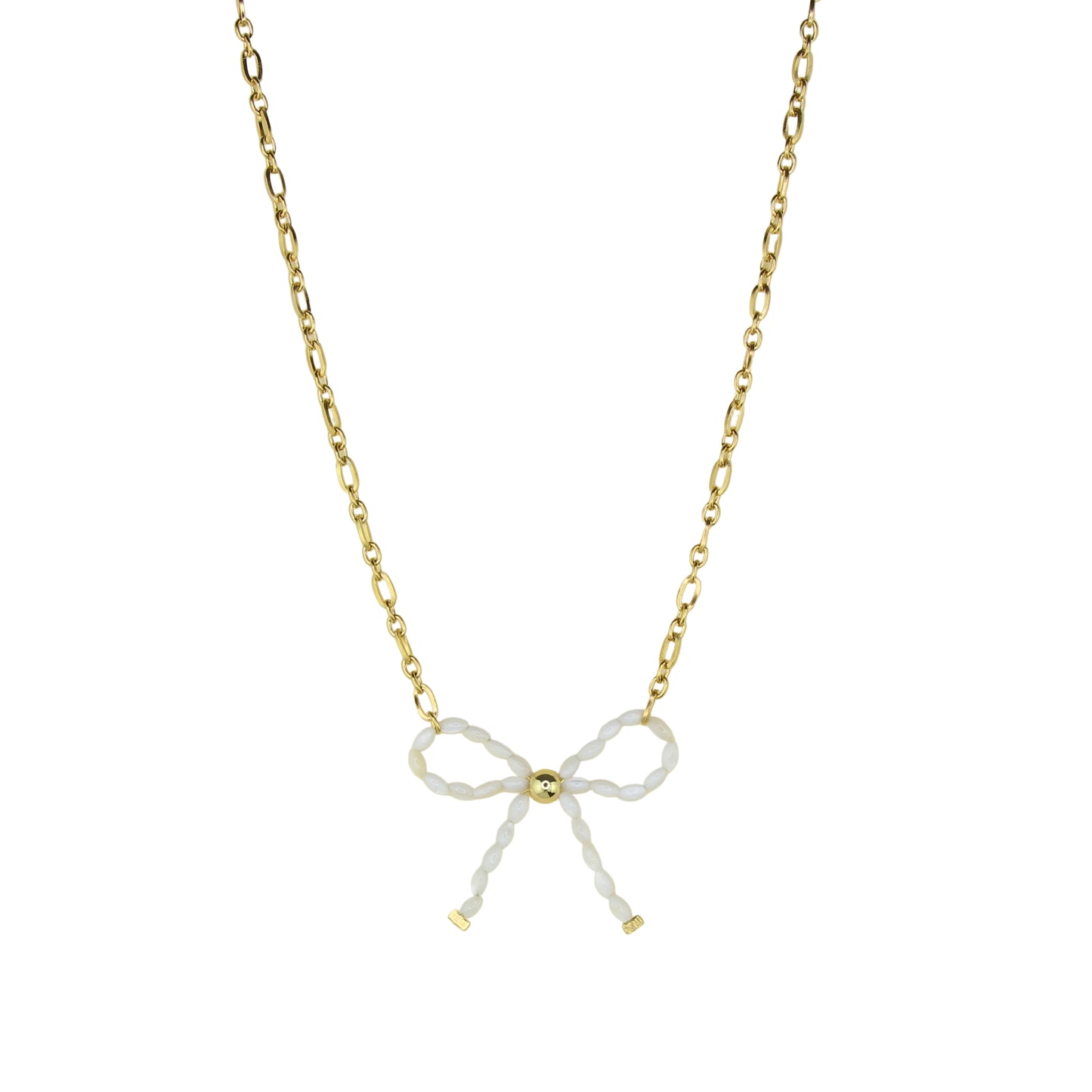 Sea Shell Bow Necklace