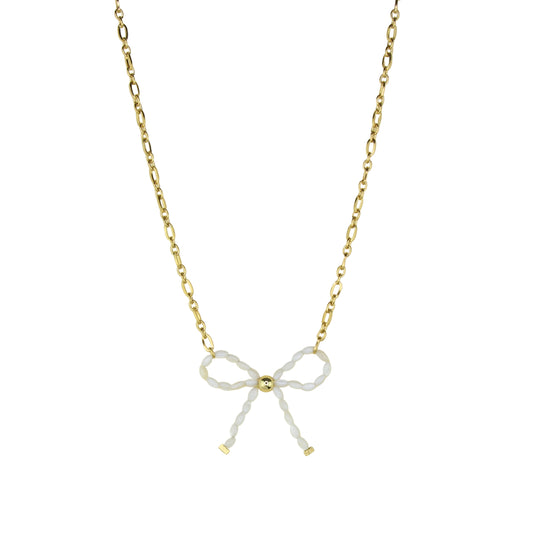 Sea Shell Bow Necklace