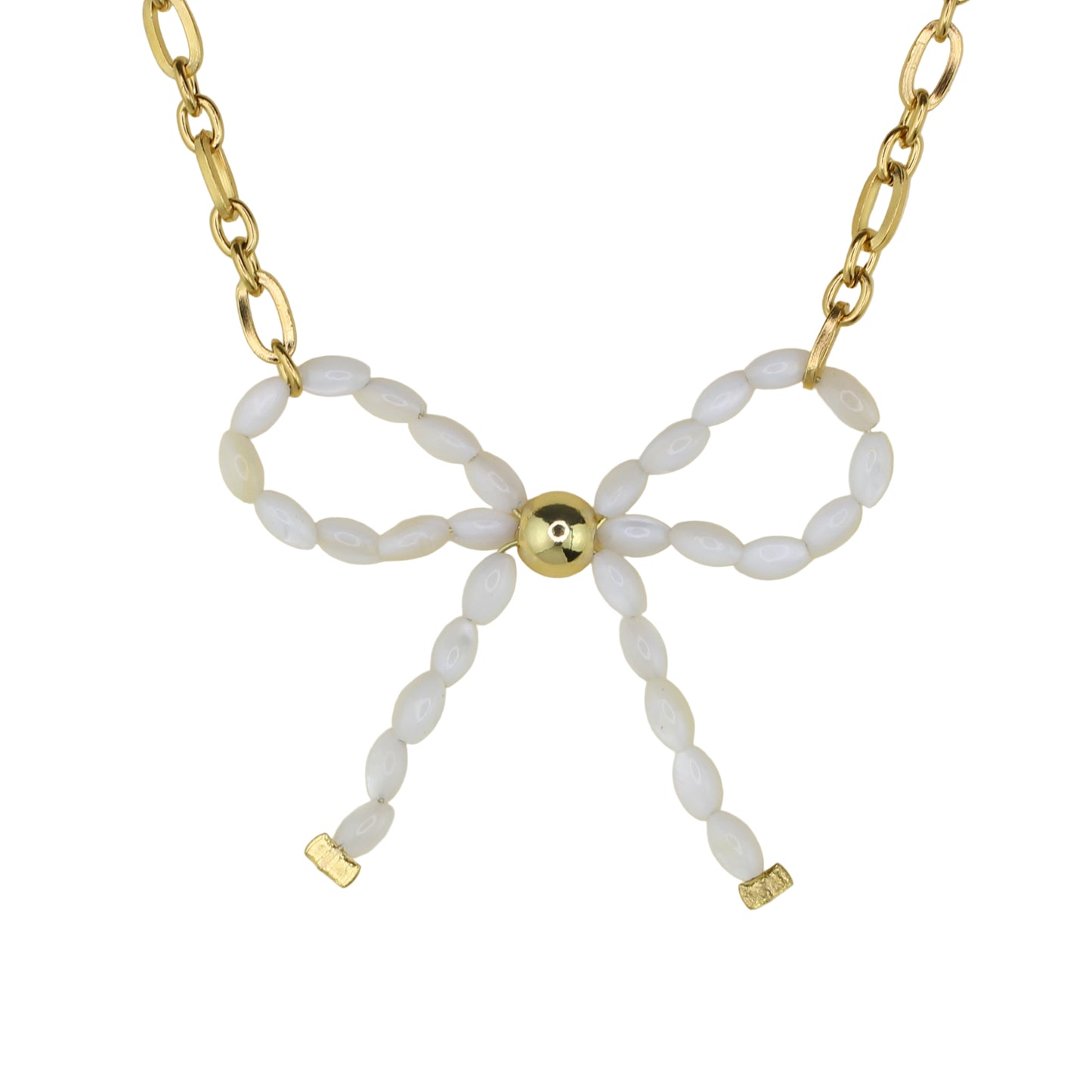 Sea Shell Bow Necklace