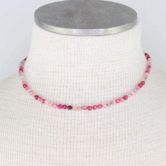 Pink Agate Necklace
